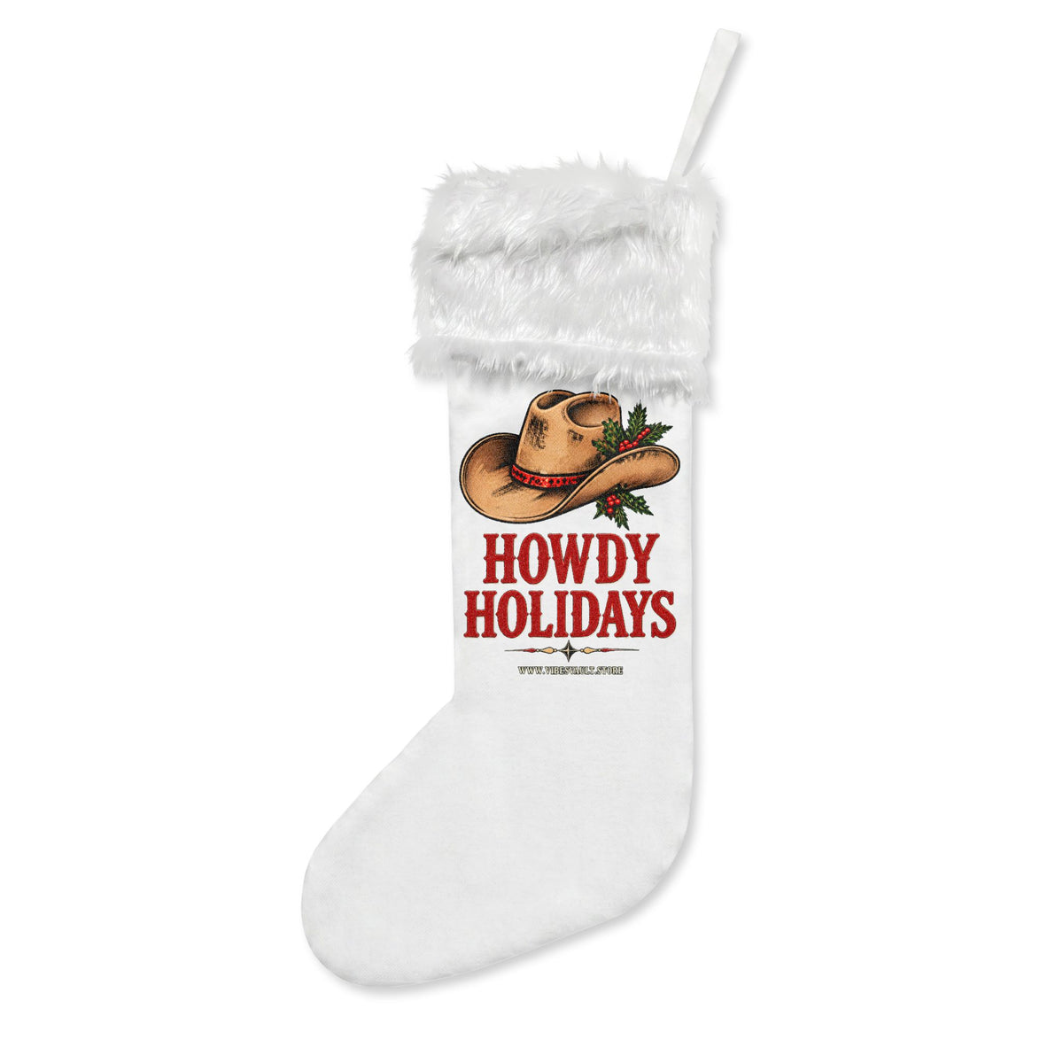 HOLIDAY Howdy Holidays Christmas Stockings (Flannel)
