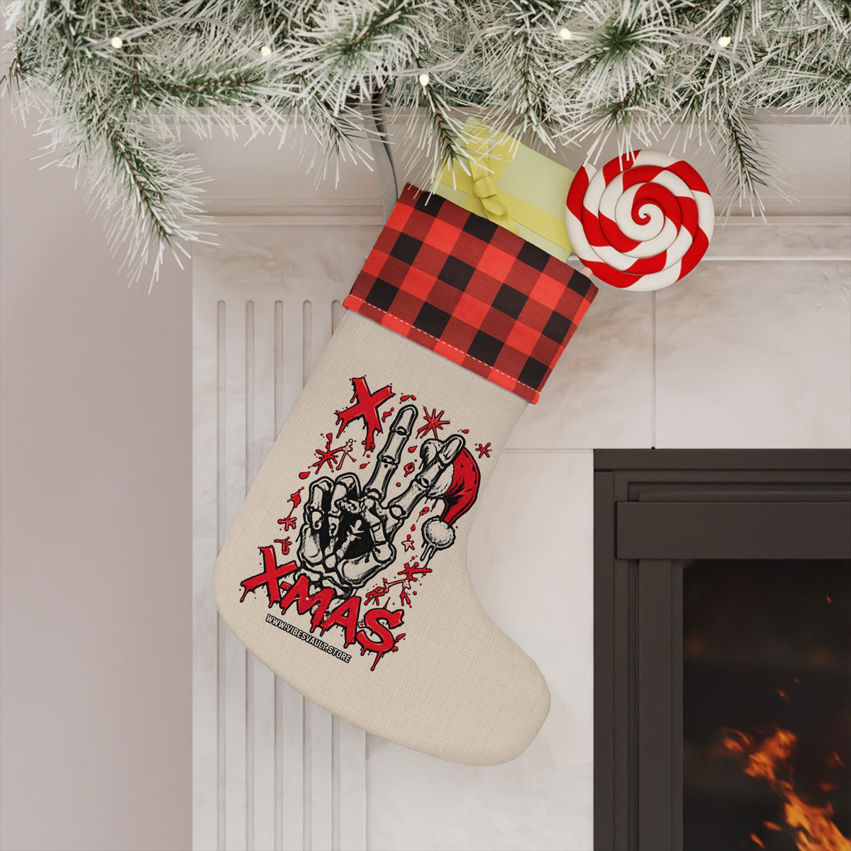 HOLIDAY Rock On Xmas Christmas Stocking