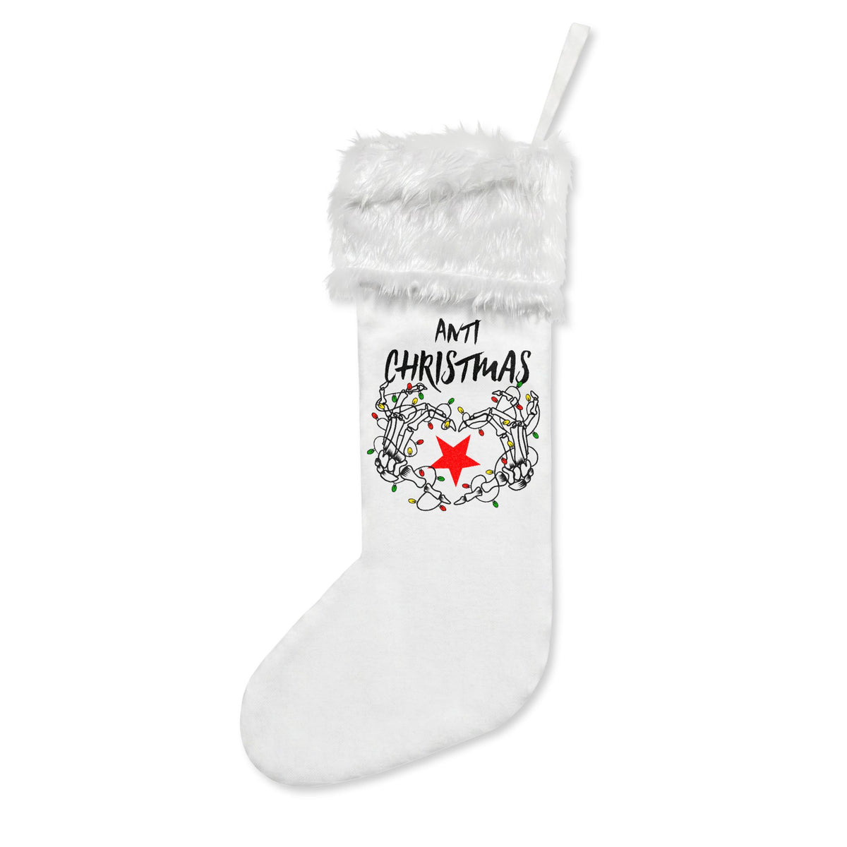 HOLIDAY Skeleton Heart Christmas Stockings (Flannel)