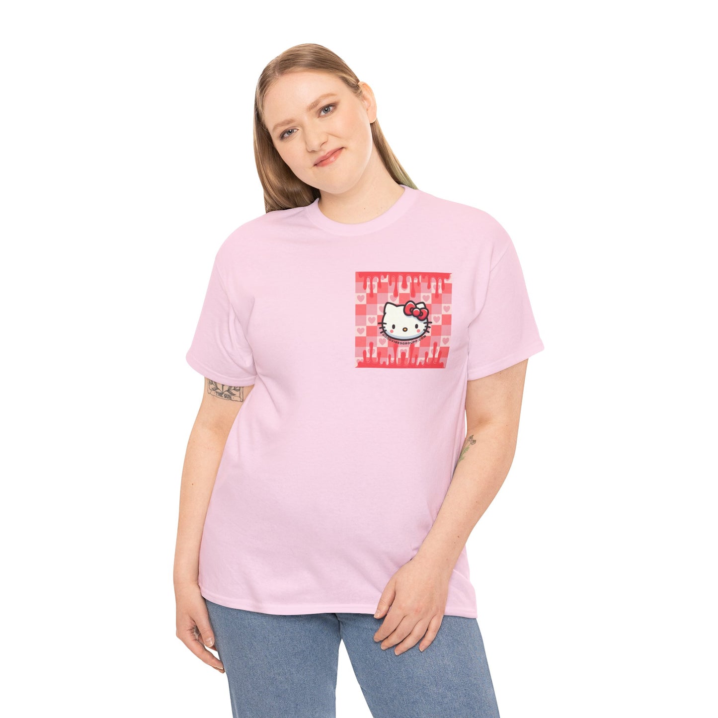 Drip Cat Unisex Heavy Cotton Tee