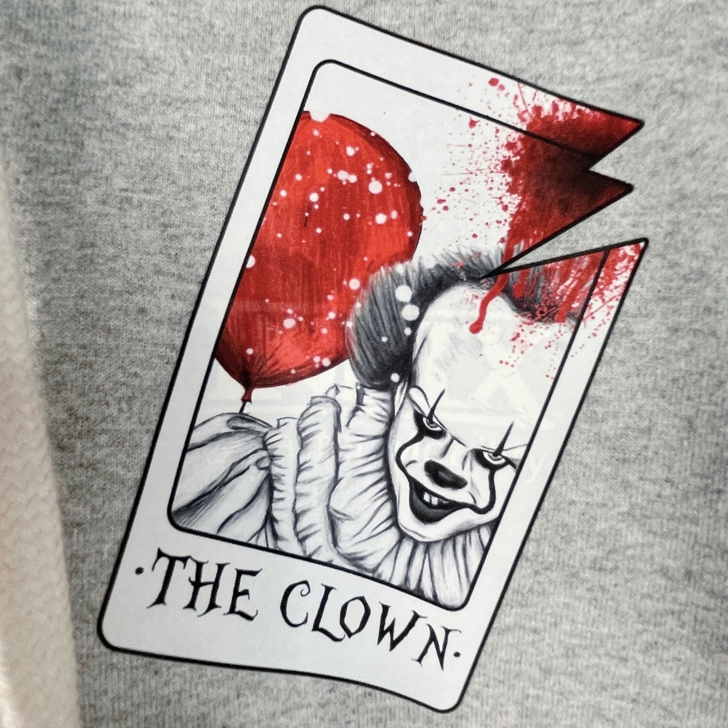 IT and Freddy Halloween Gray Hoodie