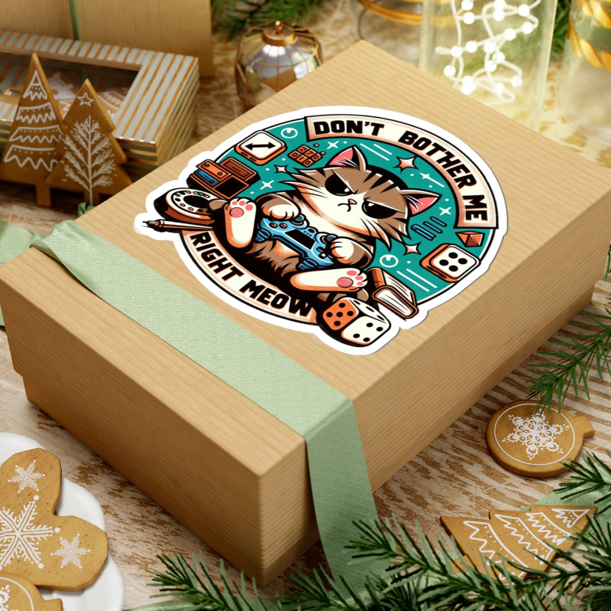 Grumpy Cat Gaming Sticker