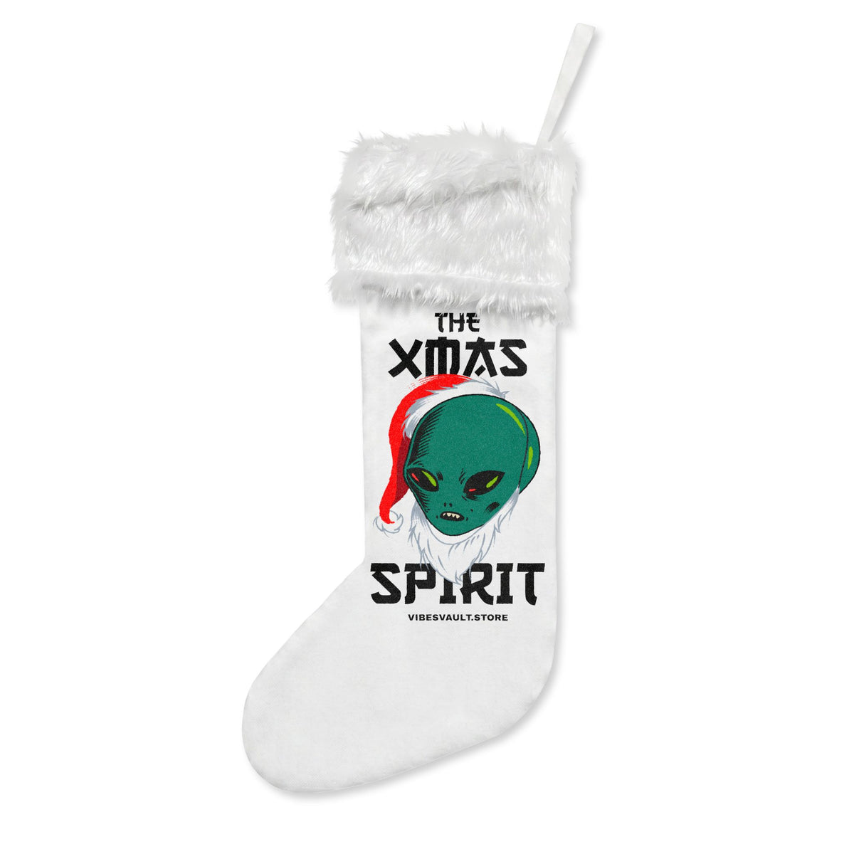HOLIDAY Alien Santa Christmas Stockings (Flannel)