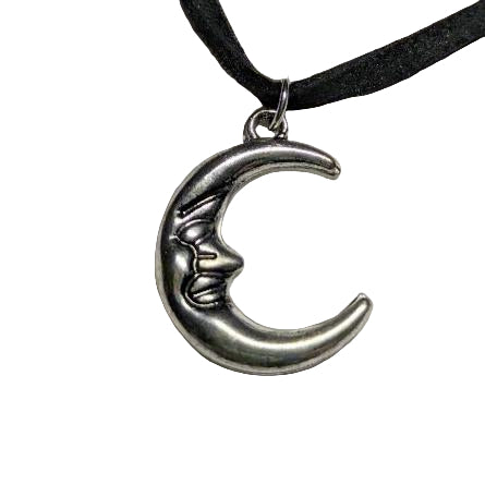 Crescent Moon Charm Necklace