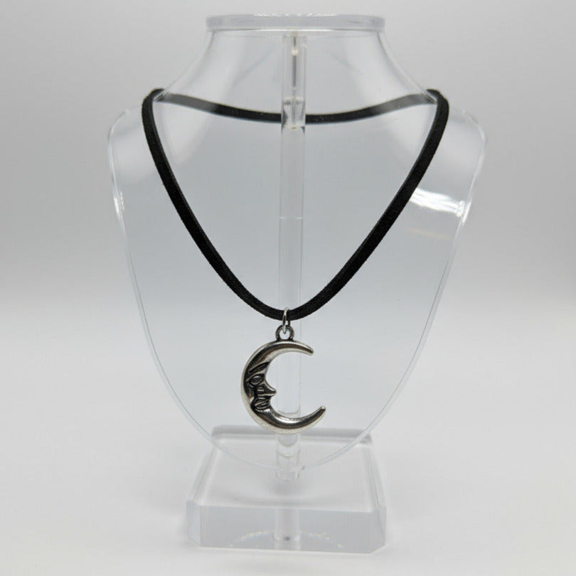 Crescent Moon Charm Necklace