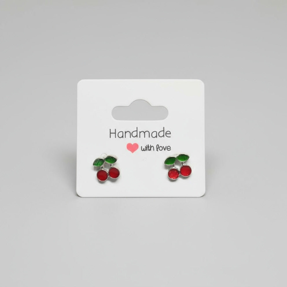 🍒 Cherry Delight Stud Earrings