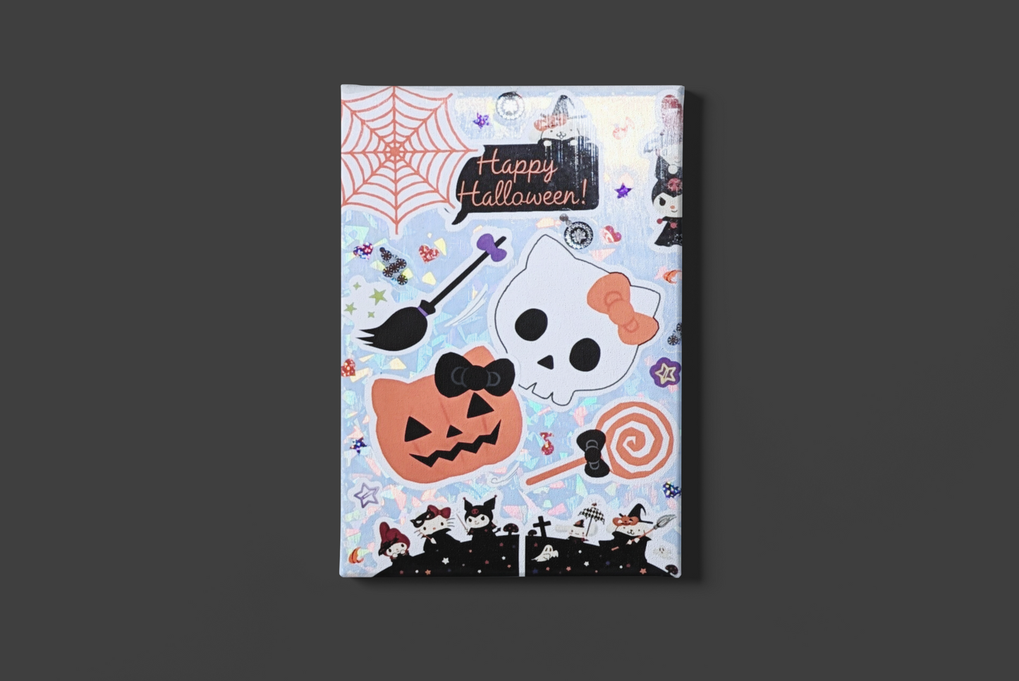 Kawaii Halloween Canvas Art Piece