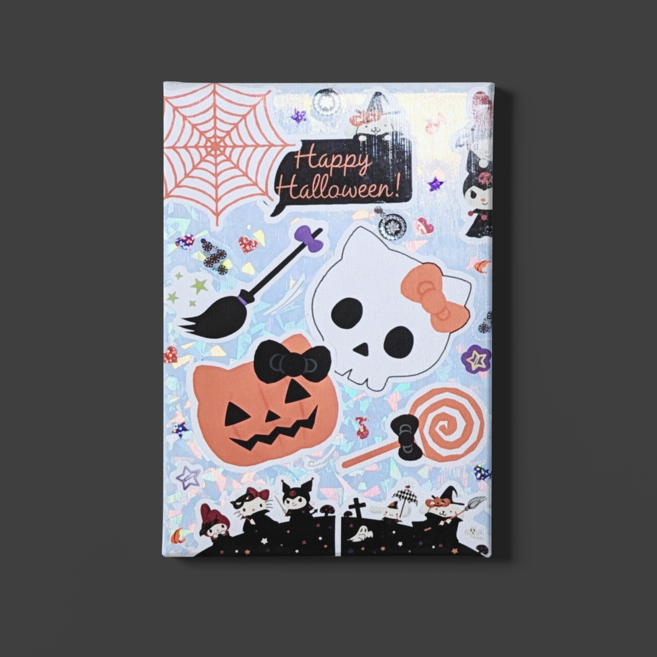 Kawaii Halloween Canvas Art Piece