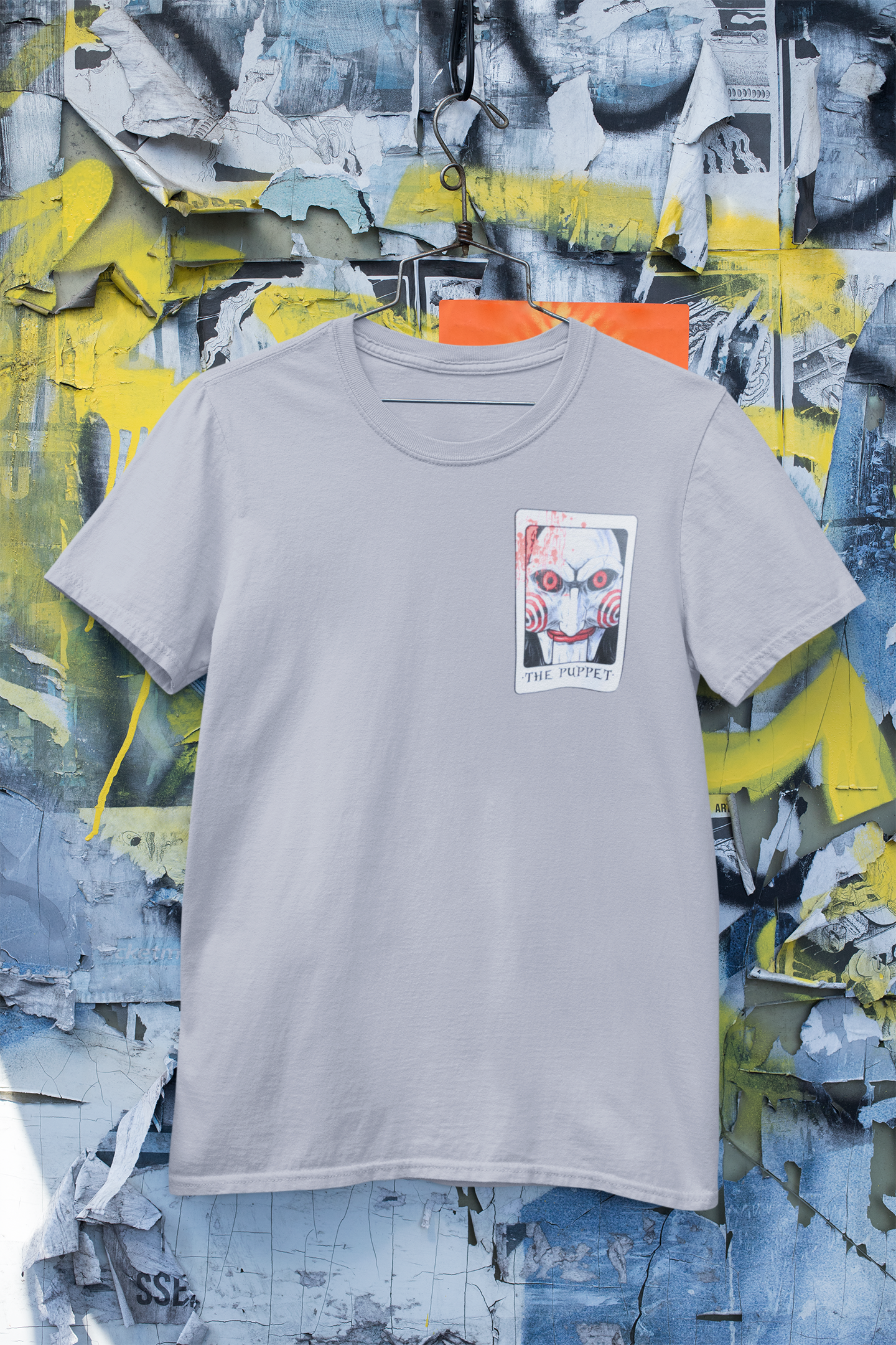 Beige Jigsaw Graphic T-Shirt
