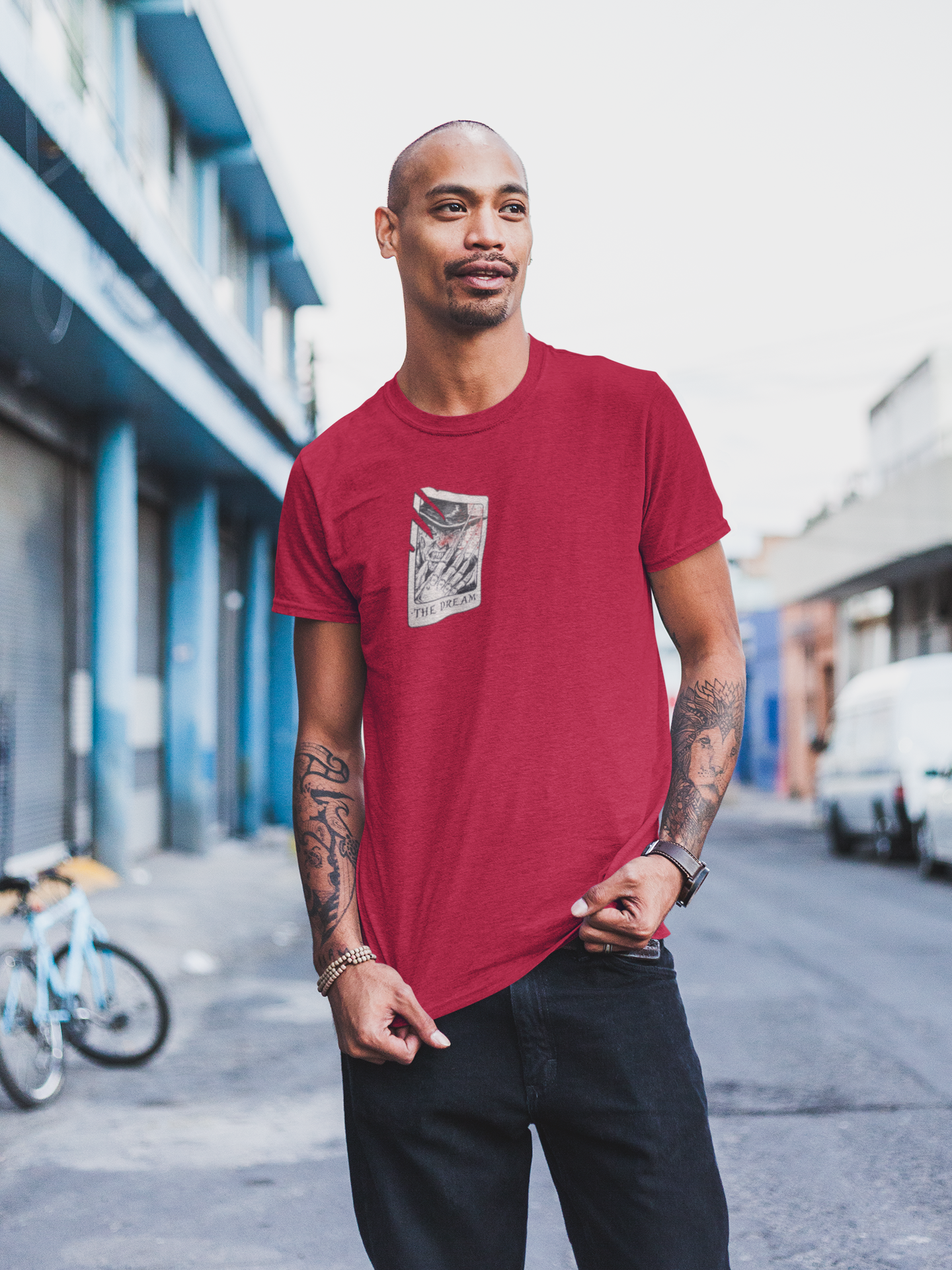 Red Freddy Krueger Graphic T-Shirt