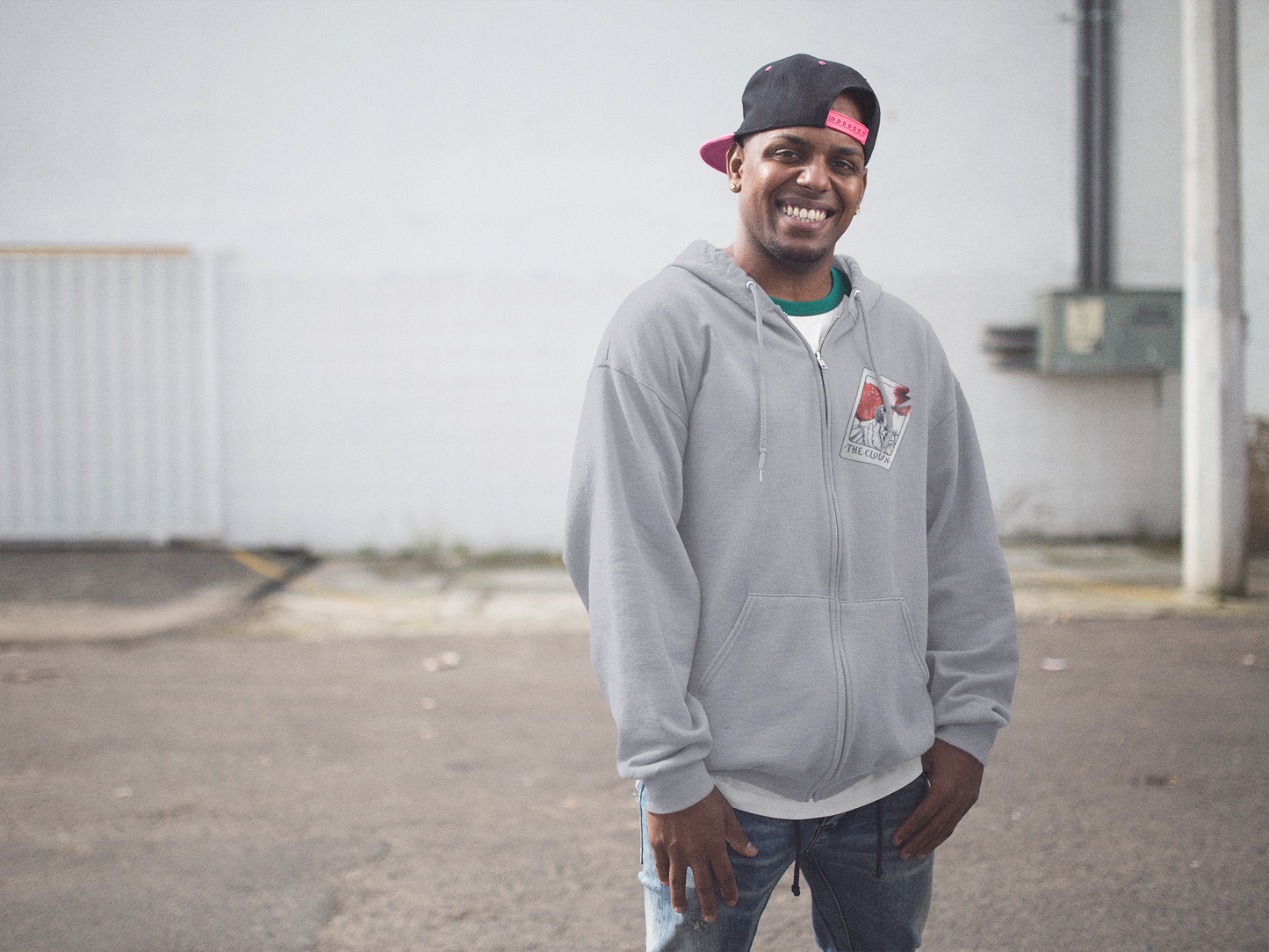 IT and Freddy Halloween Gray Hoodie