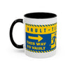 Vault-Tec 'This Way to Vault' Accent Coffee Mug — Fallout-Inspired Gamer Gift