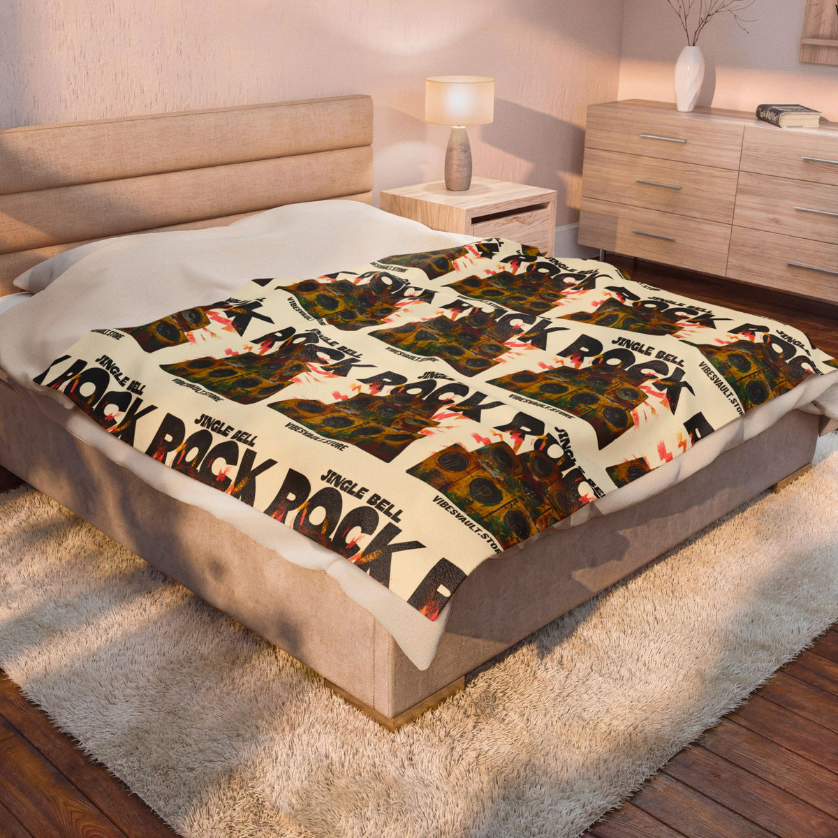 Jingle Bell Rock Plush Blanket