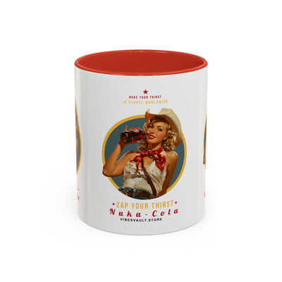 Apocalyptic Anime Coffee Mug — Nuka Cola Soda Girl Accent Mug (11/15oz)