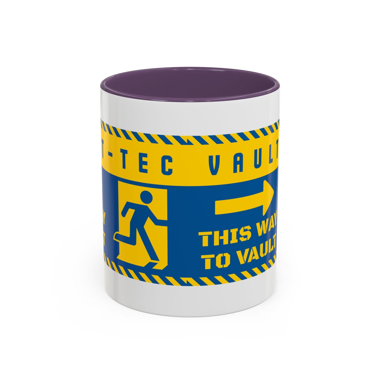 Vault-Tec 'This Way to Vault' Accent Coffee Mug — Fallout-Inspired Gamer Gift