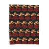 Howdy Holidays Cowboy Christmas Velveteen Plush Blanket