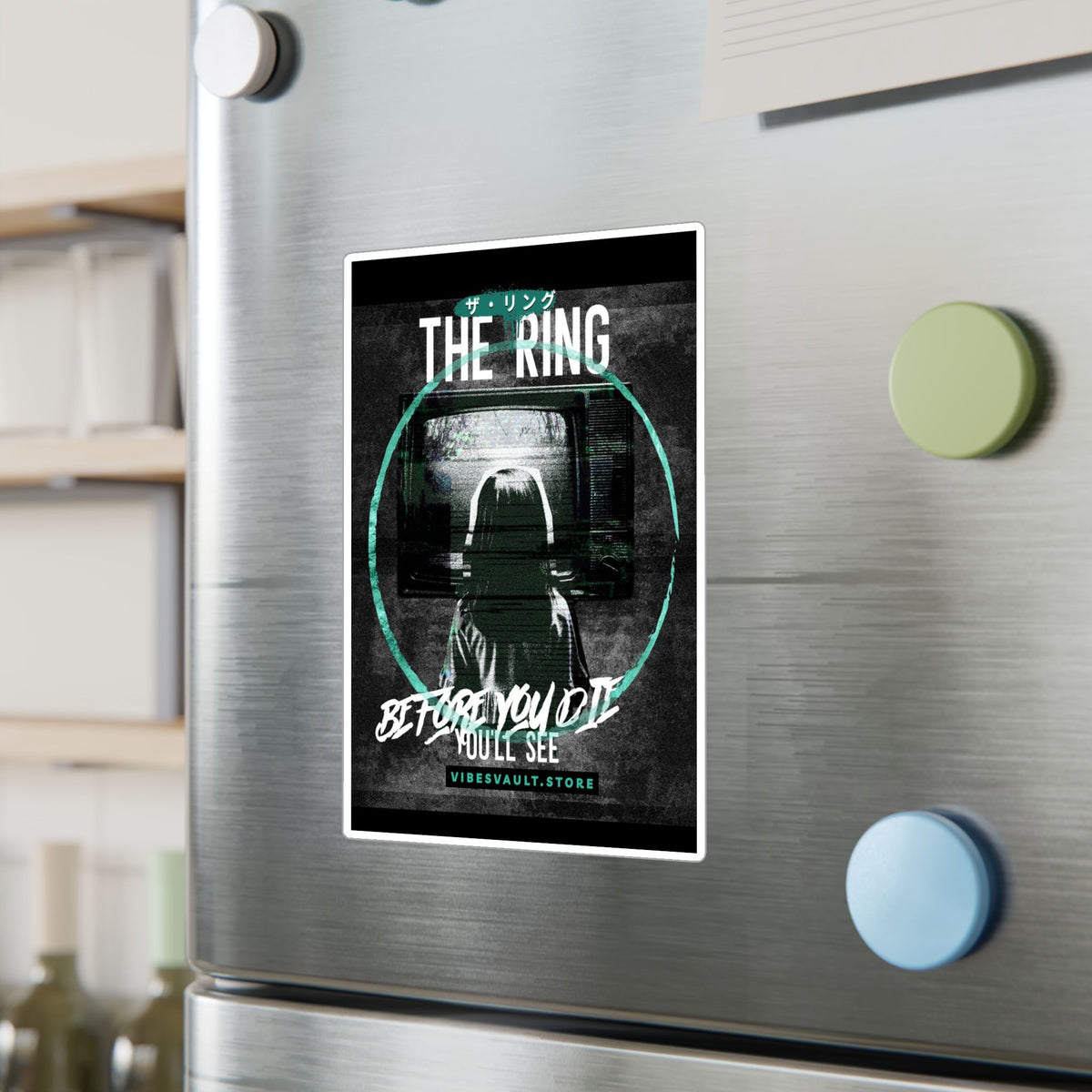 The Ring Horror Movie Kiss-Cut Vinyl Decal — “Before You Die You’ll See”— Halloween 2026