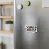 Vibes Vault Logo Magnets Refrigerator Decor with Starburst Die-Cut