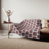 Red Heart Chrome Eye Sweatshirt Blanket