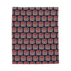 Red Heart Chrome Eye Velveteen Plush Blanket