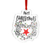 Skeleton Heart Custom Cut Acrylic Ornament