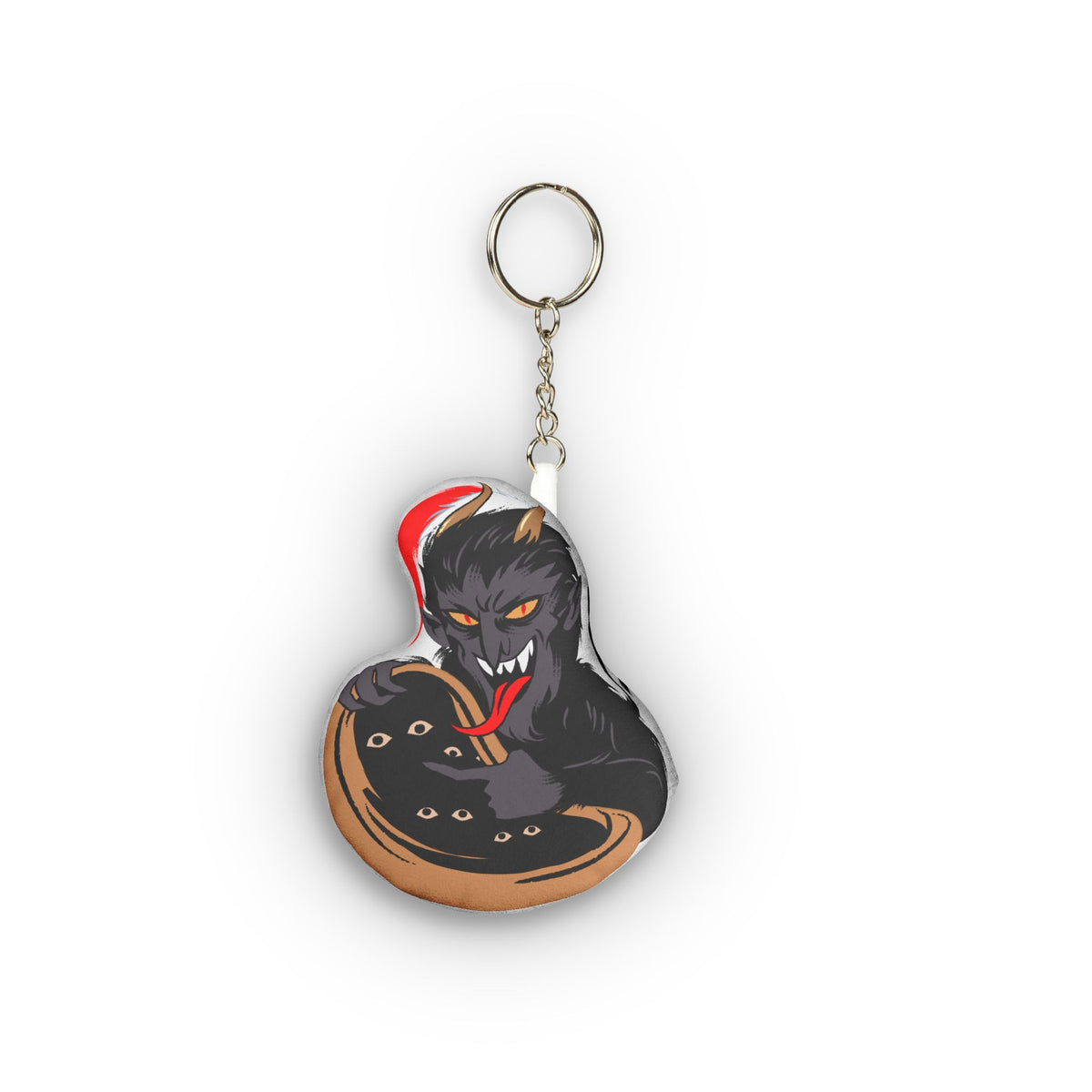 Krampus Basket Custom Shape Mini Plush Keychain