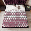 Pink Heart Chrome Eye Sherpa Blanket