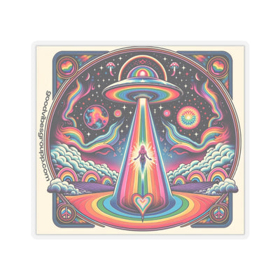 Rainbow Galaxy Sticker Space