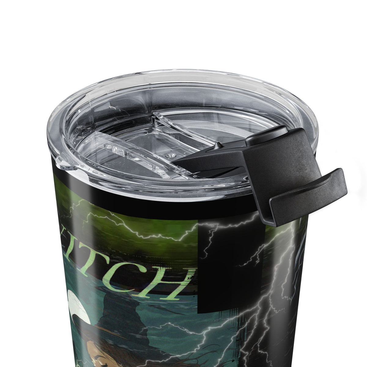 20oz Green Witch Magic Tumbler – Lightning, Potion & Gothic Energy Travel Mug— Halloween 2026