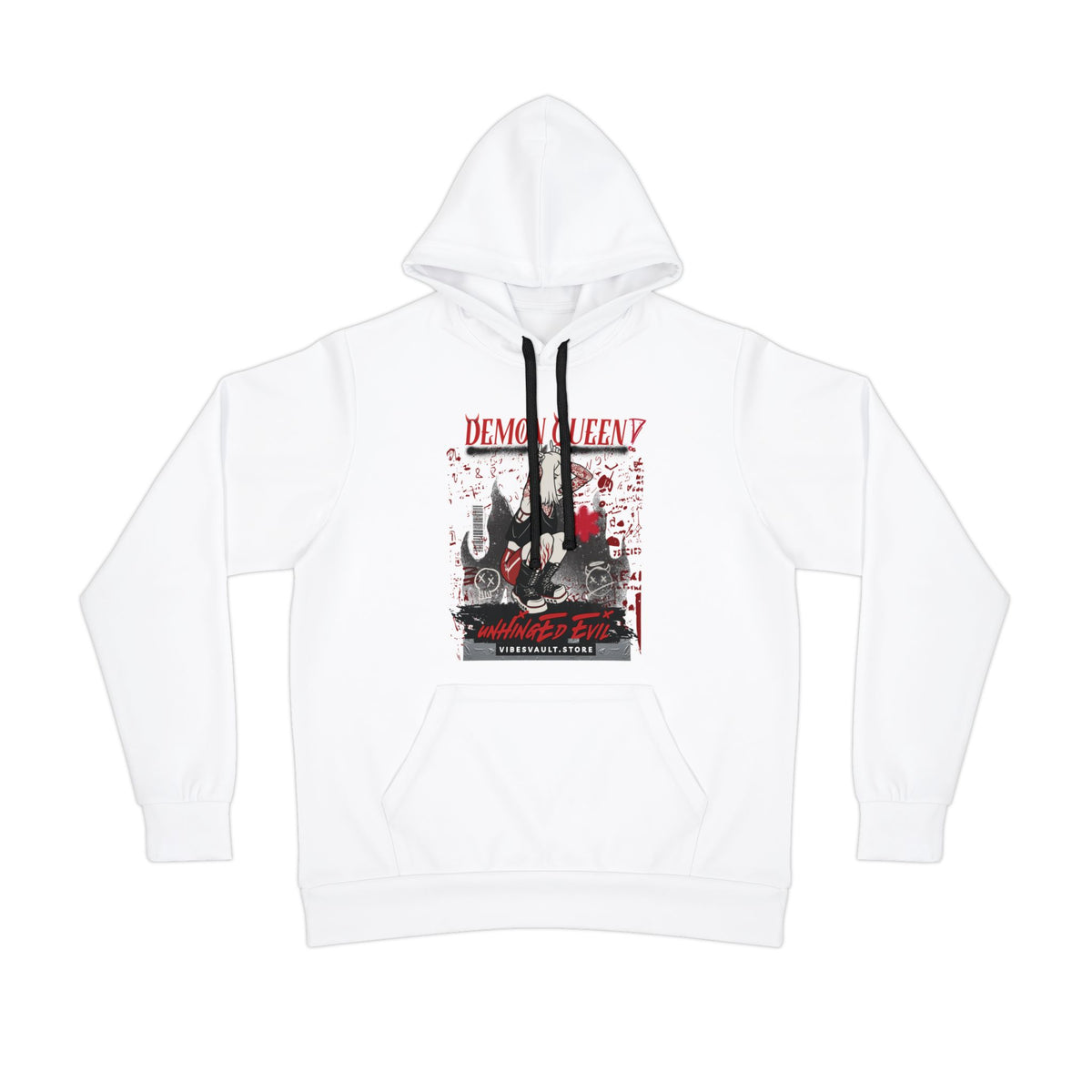 Demon Queen Athletic Hoodie – Anime Graphic Streetwear