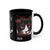 Halloween Cat Coffee Mug — Two-Tone Accent 11/15oz - Fall Halloween 2026