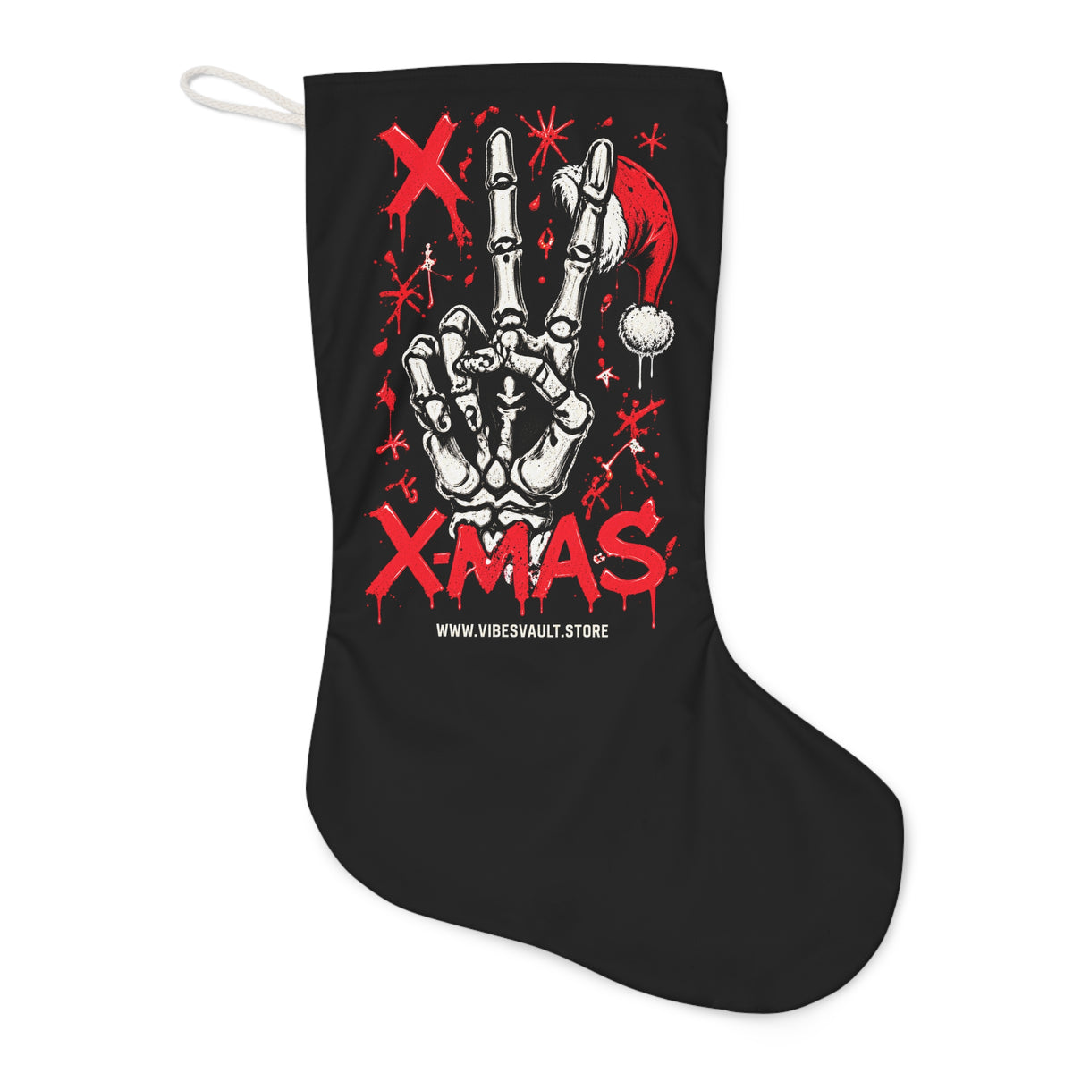 HOLIDAY Rock On Xmas Santa Stocking