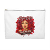 Rose Mosaic Portrait Accessory Pouch