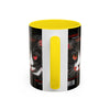 Halloween Cat Coffee Mug — Two-Tone Accent 11/15oz - Fall Halloween 2026