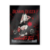 Demon Queen Kiss-Cut Vinyl Decal — Gothic Punk Sticker ("Unhinged Evil")— Halloween 2026