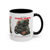 Power Armor Accent Coffee Mug — Fallout Enclave Helmet Design (11/15oz)