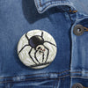 Monster Spider Pin - Black and Red Evil Eyes - Button Badge - Fall Halloween 2026