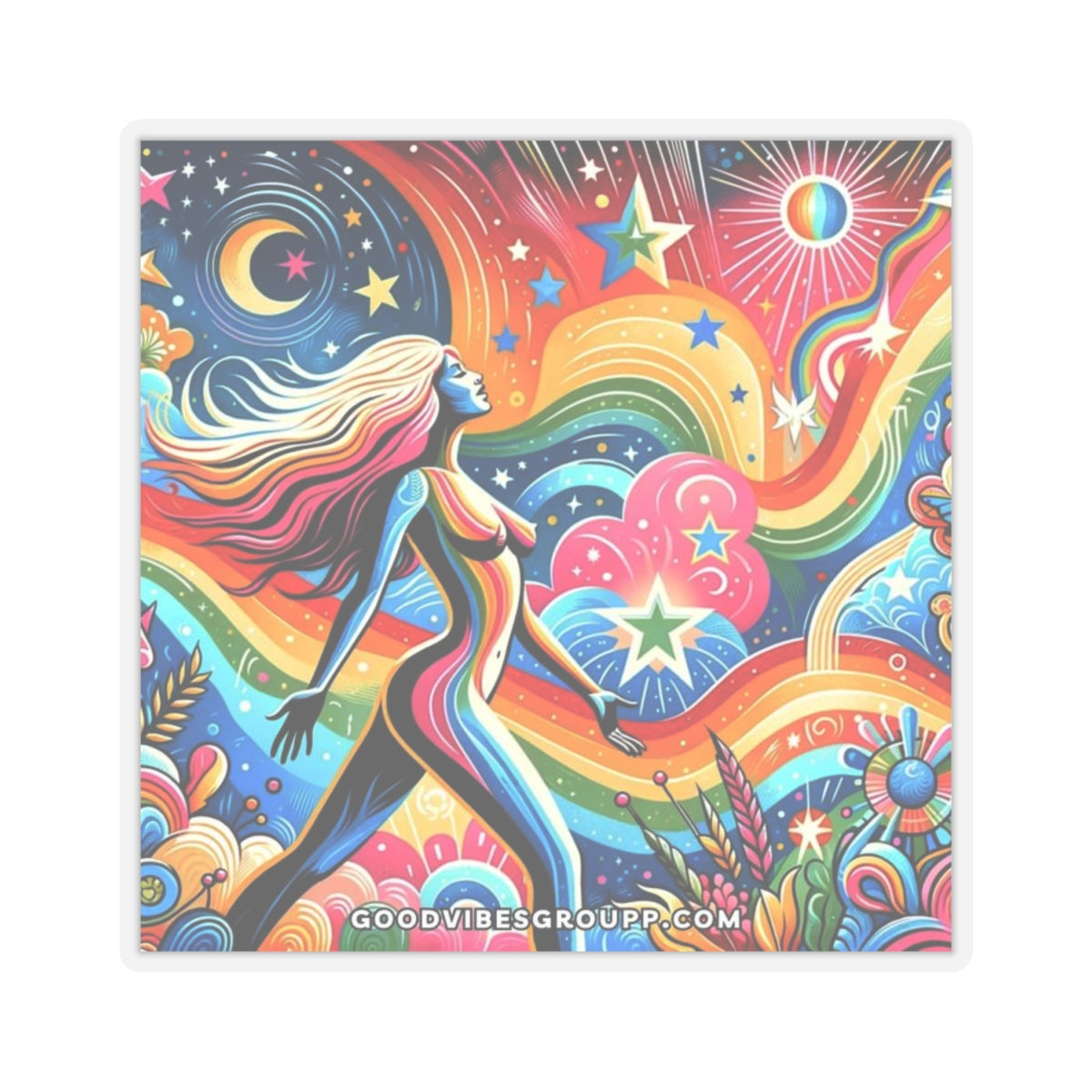 Rainbow Queen Sticker