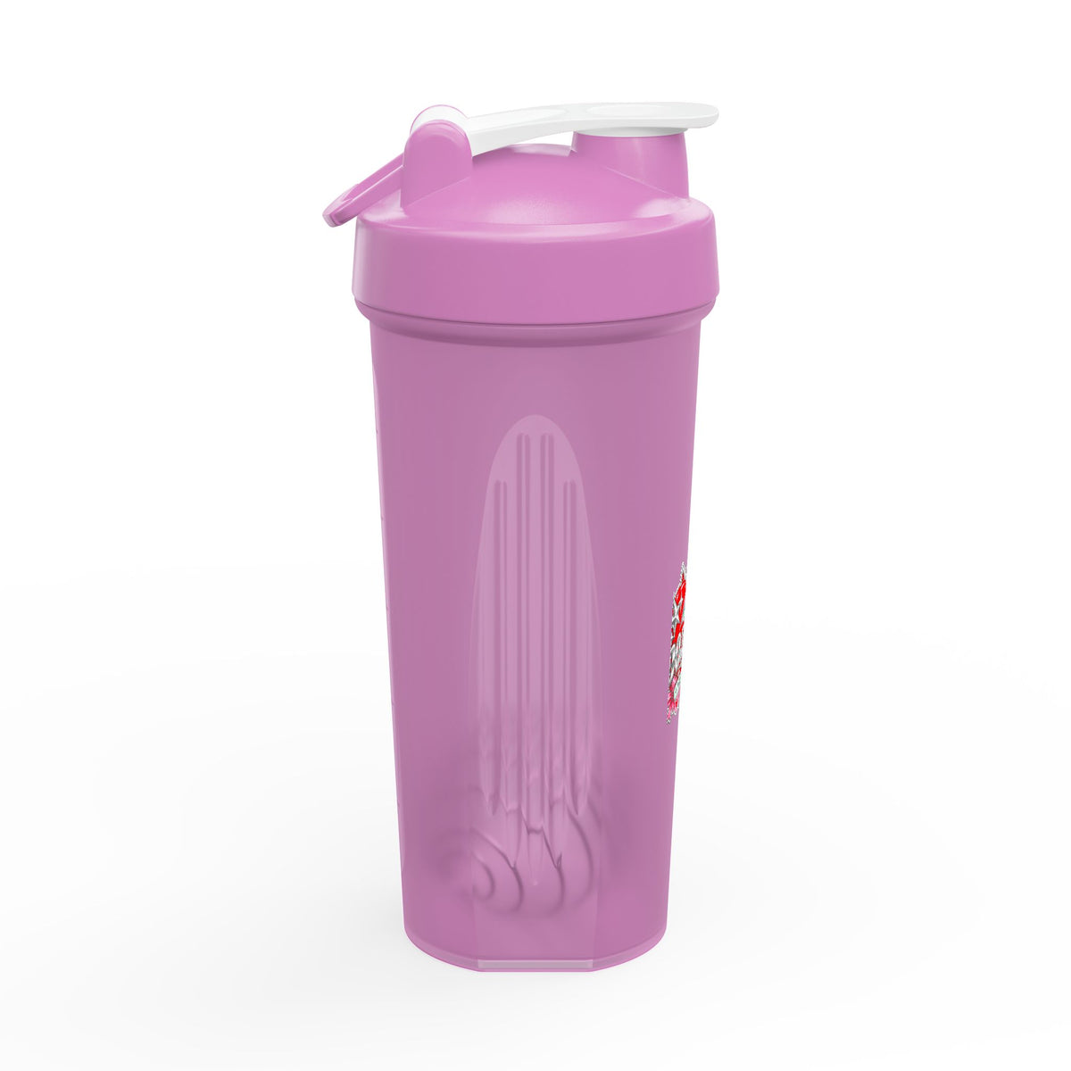Red Heart Chrome Eye Protein Shaker