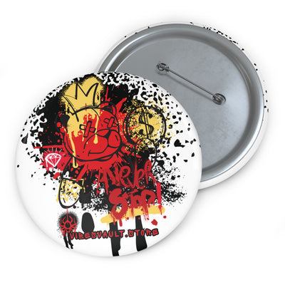 Royal Teddy Bear Pin Button