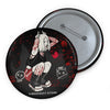 Demon Queen Pin - Street Spray Paint Button Badge - Fall Halloween 2026