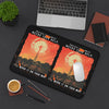 Fallout Radio Signal Desk Mat — "I'll Mark It On Your Map" Retro Sunset Gaming Mousepad
