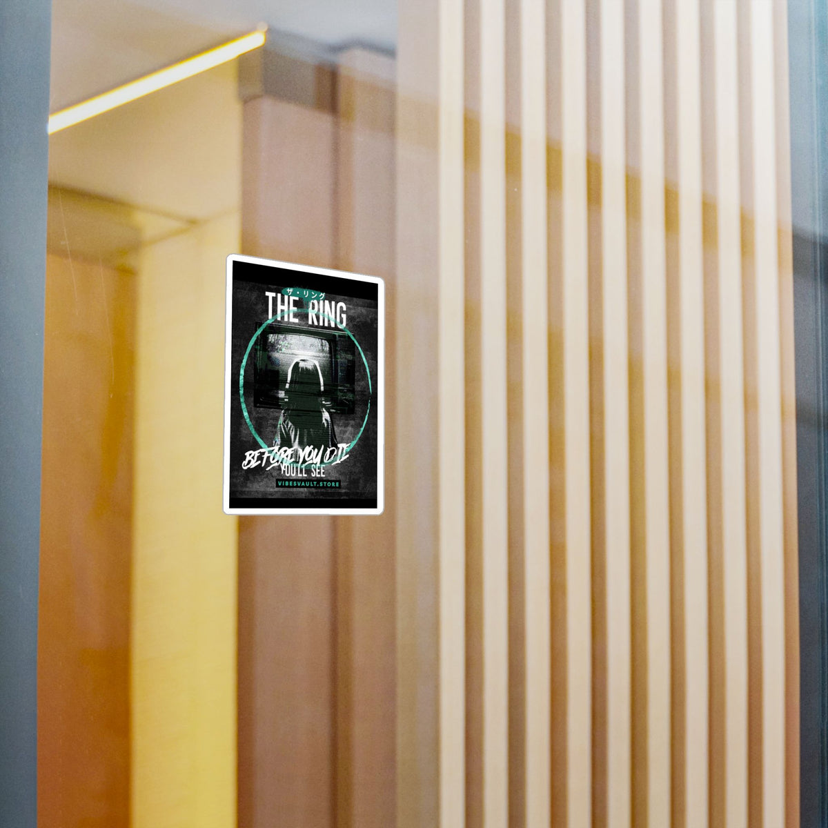 The Ring Horror Movie Kiss-Cut Vinyl Decal — “Before You Die You’ll See”— Halloween 2026