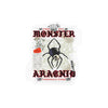 Monster Arachnid Kiss-Cut Vinyl Sticker — Gothic Spider Decal — Halloween 2026