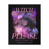 Witch Please Vinyl Sticker — 'Don't Tempt Me' Gothic Witchy Kiss-Cut Decal— Halloween 2026