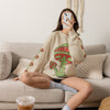 Mushroom Tree Crewneck Sweatshirt — Festive Toadstool Holiday Graphic