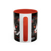 Halloween Cat Coffee Mug — Two-Tone Accent 11/15oz - Fall Halloween 2026