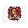Red Roses Chrome Portrait Jigsaw Puzzle with Tin
