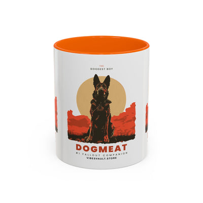 Dogmeat Fallout Mug — Retro K9 Accent Coffee Cup (11/15oz)