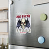 Gothic Skull Bat Kiss-Cut Vinyl Decal - Wings Fly Pussy — Halloween 2026